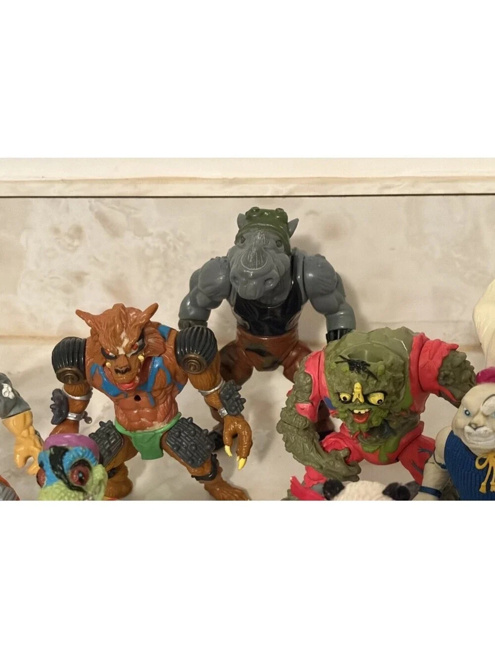 Vintage 1988 1991 TMNT Teenage Mutant Ninja Turtles Villains Lot Of 9 Toys